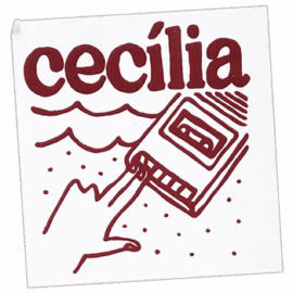 Cecília wanted street sticker
