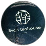 Eva's teahouse wanted street sticker