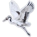 Crane wanted street sticker