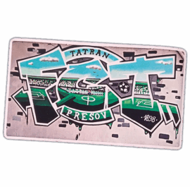 FCT wanted street sticker