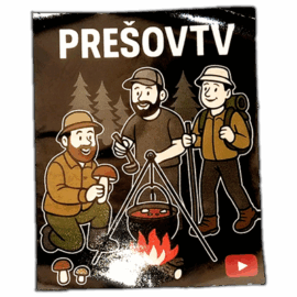 Prešov TV wanted street sticker