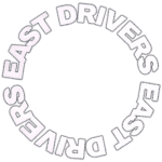 East Drivers wanted street sticker.