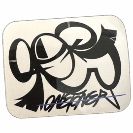 ONE TONER street sticker