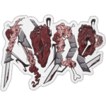 AORE wanted street sticker