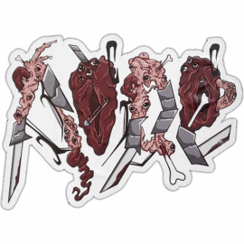 AORE wanted street sticker