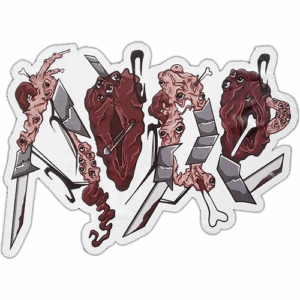 AORE wanted street sticker