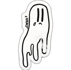 Deva3 wanted street sticker