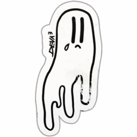 Deva3 wanted street sticker