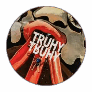 Truhy wanted street sticker