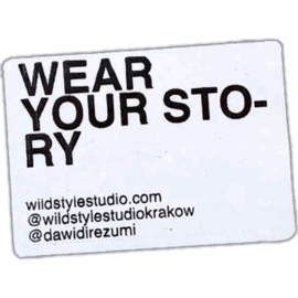 Wild style studio wanted street sticker
