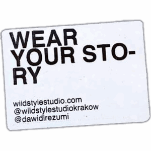 Wild style studio wanted street sticker