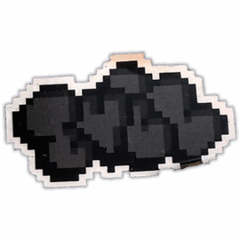 Evil wanted street sticker