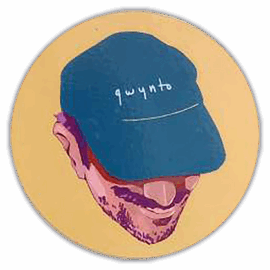 Qwynto wanted street sticker
