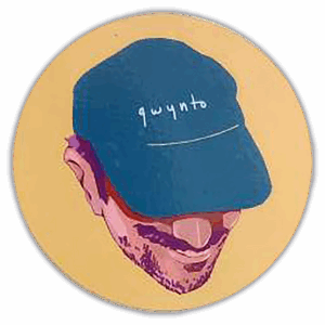 Qwynto wanted street sticker