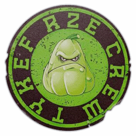 Tykef RZE Crew wanted street sticker