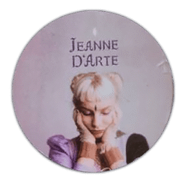 Jeanne D'Arte wanted street sticker