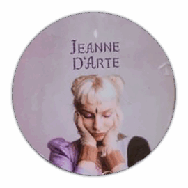 Jeanne D'Arte wanted street sticker