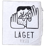 Läget Pékség wanted street sticker