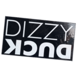 Dizzi Duck wanted street sticker