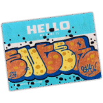 Enter wanted street sticker