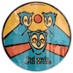 The Owls and orcas wanted street sticker