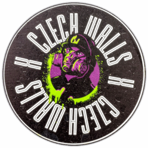 Czech Walls wanted street sticker