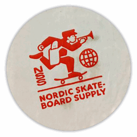 Nordic Skateboard supply wanted street sticker