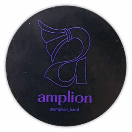 Amplion band wanted street sticker