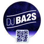 DJ BA2S wanted street sticker