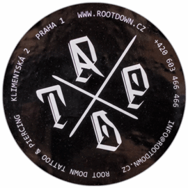 Rootdown wanted street sticker
