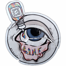 L.I.M.E wanted street sticker