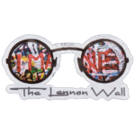 The Lennon Wall wanted street sticker