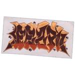 Fear wanted street sticker