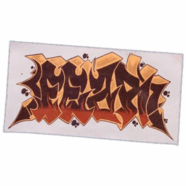 Fear wanted street sticker