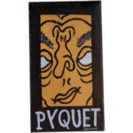 Pyquet wanted street sticker