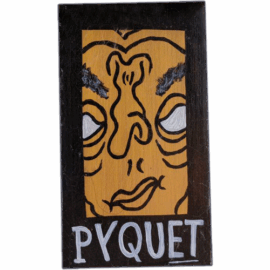 Pyquet wanted street sticker