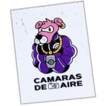 Camaras De Aire wanted street sticker