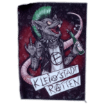 Kleinstadt Ratten wanted street sticker