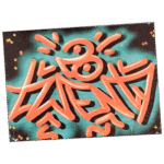 Twenty wanted street sticker