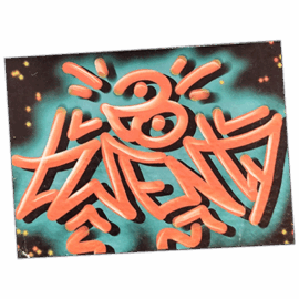 Twenty wanted street sticker