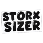 Storx Sizer wanted street sticker