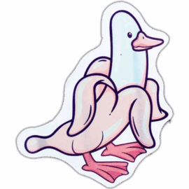 Goose - Banana wanted street sticker