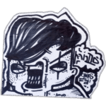 HND wanted street sticker