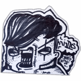 HND wanted street sticker