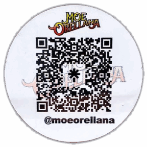 Moe Orellana wanted street sticker
