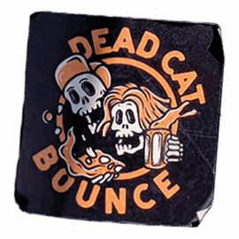 Dead Cat Bounce wanted street sticker
