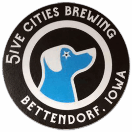 5ive cities brewing wanted street sticker