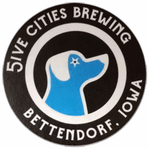 5ive cities brewing wanted street sticker