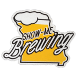 Show-me Brewing wanted street sticker