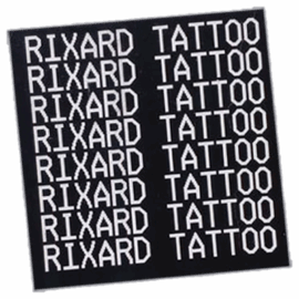 Rixard Tattoo wanted street sticker